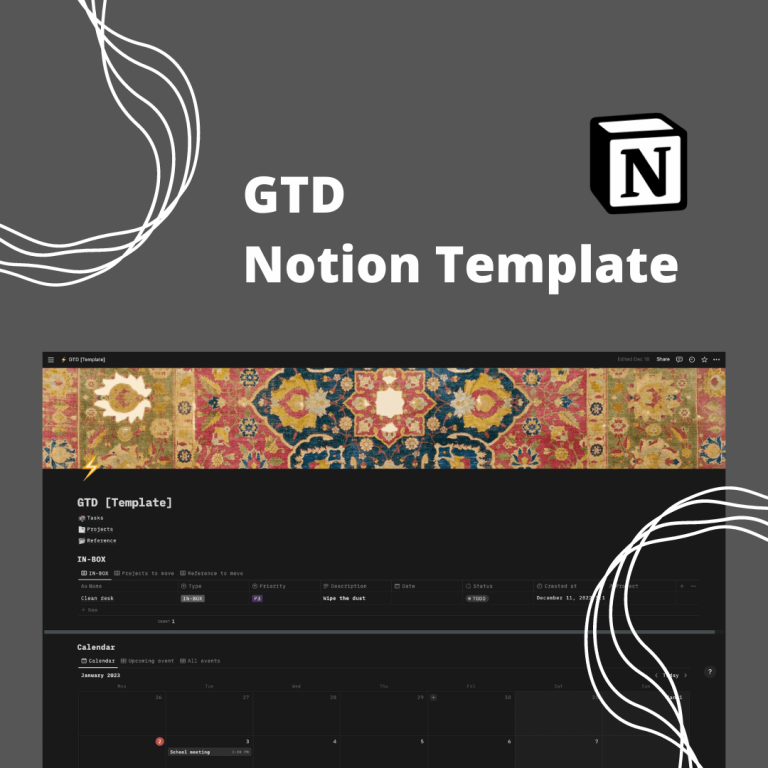 GTD-notion-template
