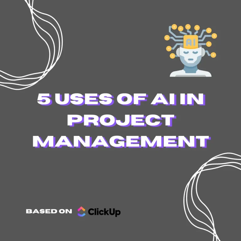 5 uses of AI in project management